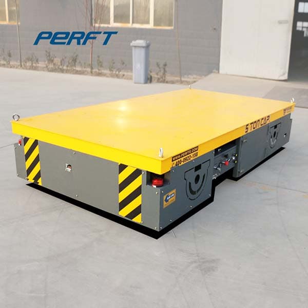 motorized transfer cart with integrated screw jack lift table 50 ton